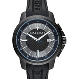 Maserati SFIDA Black Dial Black Rubber Strap Watch For Men - R8851123004 Authentic Buy Shop Now