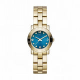 Marc Jacobs Amy Blue Dial Gold Steel Strap Watch for Women - MBM3303 Authentic Buy Shop Now