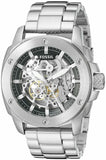 Fossil Modern Machine Automatic Silver Dial Silver Steel Strap Watch for Men - ME3081 Authentic Buy Shop Now