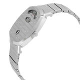 Gucci Grip Quartz Silver Dial Silver Steel Strap Watch For Women - YA157410 Authentic Buy Shop Now