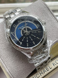 Michael Kors Lauryn Blue Dial Silver Steel Strap Watch for Women - MK3720 Authentic Buy Shop Now