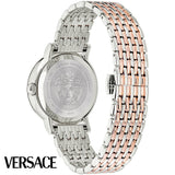 Versace Virtus Quartz White Dial Two Tone Steel Strap Watch for Women - VEHC00519 Authentic Buy Shop Now