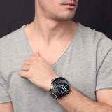 Diesel Big Daddy 2.0 Chronograph Blue Dial Grey Steel Strap Watch For Men - DZ7331 Authentic Buy Shop Now