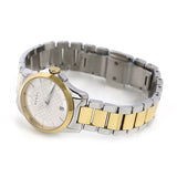 Gucci G Timeless Quartz Silver Dial Two Tone Steel Strap Watch For Women - YA126531 Authentic Buy Shop Now
