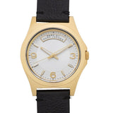 Marc Jacobs Baby Dave Gold Dial Black Leather Strap Watch for Women - MBM1264 Authentic Buy Shop Now