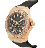 Guess Venus Diamonds Black Dial Black Rubber Strap Watch for Women - GW0118L2 Authentic Buy Shop Now
