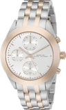 Marc Jacobs Peeker Chronograph Silver Two Tone Steel Strap Watch for Women - MBM3369 Authentic Buy Shop Now