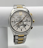 Michael Kors Janelle Chronograph Silver Dial Two Tone Steel Strap Watch For Men - MK8994 Authentic Buy Shop Now