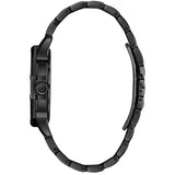 Bulova Octova Chronograph Black Crystal Dial Black Steel Strap Watch for Men - 98C134 Authentic Buy Shop Now