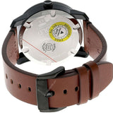 Movado Bold Black Dial Brown Leather Strap Watch For Men - 3600305 Authentic Buy Shop Now