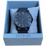 Guess Richmond Black Dial Black Mesh Bracelet Watch for Men - W1263G3 Authentic Buy Shop Now
