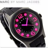 Marc Jacobs Pelly Black Dial Black Silicone Strap Watch for Women - MBM2529 Authentic Buy Shop Now