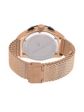 Maserati Traguardo 45mm Chronograph Rose Gold Mesh Strap White Dial Watch For Men - R8873612011 Authentic Buy Shop Now