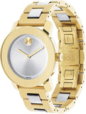 Movado Bold Silver Dial Two Tone Steel Strap Watch for Women - 3600129 Authentic Buy Shop Now