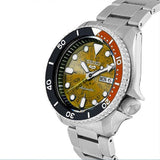 Seiko 5 Sports Sonar Special Edition Brown Dial Silver Steel Strap Watch For Men - SRPJ47K1 Authentic Buy Shop Now