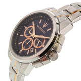 Maserati Successo Chronograph 44mm Stainless Steel Watch For Men - R8873621008 Authentic Buy Shop Now