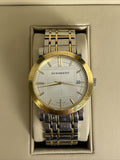 Burberry Heritage White Dial Two Tone Stainless Steel Strap Watch for Men - BU1358 Authentic Buy Shop Now