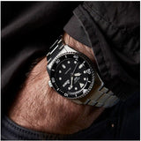 Seiko 5 Sports SKX Automatic Black Dial Silver Steel Strap Watch For Men - SRPK29K1 Authentic Buy Shop Now