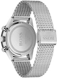 Hugo Boss Pilot Edition Black Dial Silver Mesh Bracelet Watch for Men - 1513886 Authentic Buy Shop Now