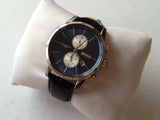 Hugo Boss Jet Blue Dial Black Leather Strap Watch for Men - 1513283 Authentic Buy Shop Now