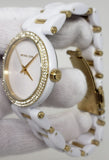 Michael Kors Delray Rose Gold Dial White Steel Strap Watch for Women - MK4315 Authentic Buy Shop Now