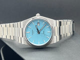 Tissot PRX Powermatic 80 Ice Blue Tiffany Dial Silver Steel Strap Watch for Men - T137.407.11.351.00 Authentic Buy Shop Now