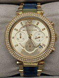 Michael Kors Parker Gold Dial Two Tone Steel Strap Watch for Women - MK6238 Authentic Buy Shop Now
