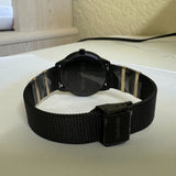 Calvin Klein Minimal Black Dial Black Steel Strap Watch For Men - K3M524Z1 Authentic Buy Shop Now