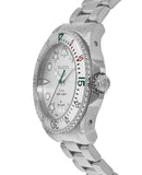 Gucci Dive Quartz White Dial Silver Steel Strap Watch For Men - YA136336 Authentic Buy Shop Now