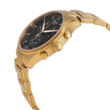 Tissot Chrono XL Classic Black Dial Gold Steel Strap Watch for Men - T116.617.33.051.00 Authentic Buy Shop Now