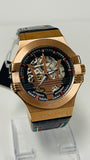 Maserati Potenza Skeleton Limited Edition Dial Black Strap Watch For Men - R8821108026 Authentic Buy Shop Now