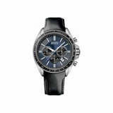 Hugo Boss Driver Sport Chronograph Blue Dial Black Leather Strap Watch for Men - 1513077 Authentic Buy Shop Now