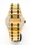 Versace Chain Reaction Quartz Black Dial Two Tone Steel Strap Watch for Men - VEDY00619 Authentic Buy Shop Now