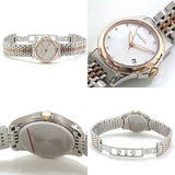 Gucci G Timeless Diamonds Mother of Pearl Dial Two Tone Mesh Bracelet Watch For Women - YA126514 Authentic Buy Shop Now