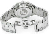 Emporio Armani Sportivo Chronograph Black Dial Silver Stainless Steel Watch For Men - AR0585 Authentic Buy Shop Now