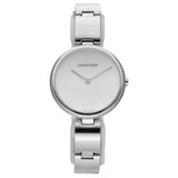 Calvin Klein Wavy Silver Dial Silver Steel Strap Watch for Women - K9U23146 Authentic Buy Shop Now
