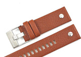 Diesel SBA Dual Time Black Dial Brown Leather Strap Watch For Men - DZ7264 Authentic Buy Shop Now