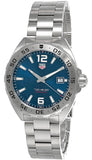 Tag Heuer Formula 1 Blue Dial Silver Steel Strap Watch for Men - WAZ1118.BA0875 Authentic Buy Shop Now