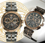 Versace Aion Chronograph Black Dial Black Steel Strap Watch for Men - VE1D01620 Authentic Buy Shop Now