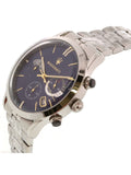 Maserati Ricordo Chronograph Blue Dial Silver Steel Strap Watch For Men - R8873633001 Authentic Buy Shop Now