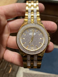 Bulova Crystal Collection Silver Dial Two Tone Steel Strap Watch for Men - 98K102 Authentic Buy Shop Now