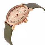 Marc Jacobs Baker Rose Gold Dial Grey Leather Strap Watch for Women - MBM1400 Authentic Buy Shop Now