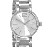 Marc Jacobs Peggy Silver Dial Silver Steel Strap Watch for Women - MBM3404 Authentic Buy Shop Now
