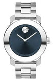 Movado Bold Blue Dial Silver Steel Strap Watch for Women - 3600396 Authentic Buy Shop Now