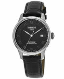 Tissot Le Locle Powermatic 80 Black Dial Black Leather Strap Watch For Men - T006.407.16.053.00 Authentic Buy Shop Now