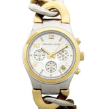 Michael Kors Runway White Dial Two Tone Steel Strap Watch for Women - MK3199 Authentic Buy Shop Now