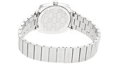 Gucci Grip Quartz Silver Dial Silver Steel Strap Watch For Men - YA157501 Authentic Buy Shop Now