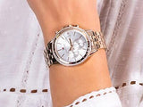 Tommy Hilfiger Ari Diamonds Silver Dial Rose Gold Steel Strap Watch for Women - 1781978 Authentic Buy Shop Now