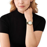 Michael Kors Mini Everest Crystals White Dial Green Leather Strap Watch for Women - MK4720 Authentic Buy Shop Now