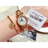 Coach Madison White Dial Gold Steel Strap Watch for Women - 14502403 Authentic Buy Shop Now